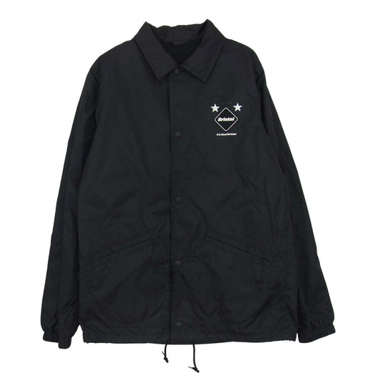 F.C.R.B. エフシーアールビー 14AW FCRB-145006 COACHES JACKET ナイロン コーチ ジャケット ブラック系 サイズ表記無【中古】