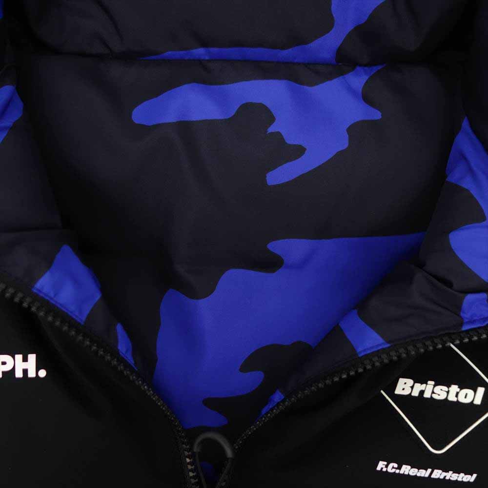 F.C.R.B. エフシーアールビー 18AW FCRB-189047 REVERSIBLE DOWN VEST リバーシブル ダウン ベスト ブラック系 S【中古】