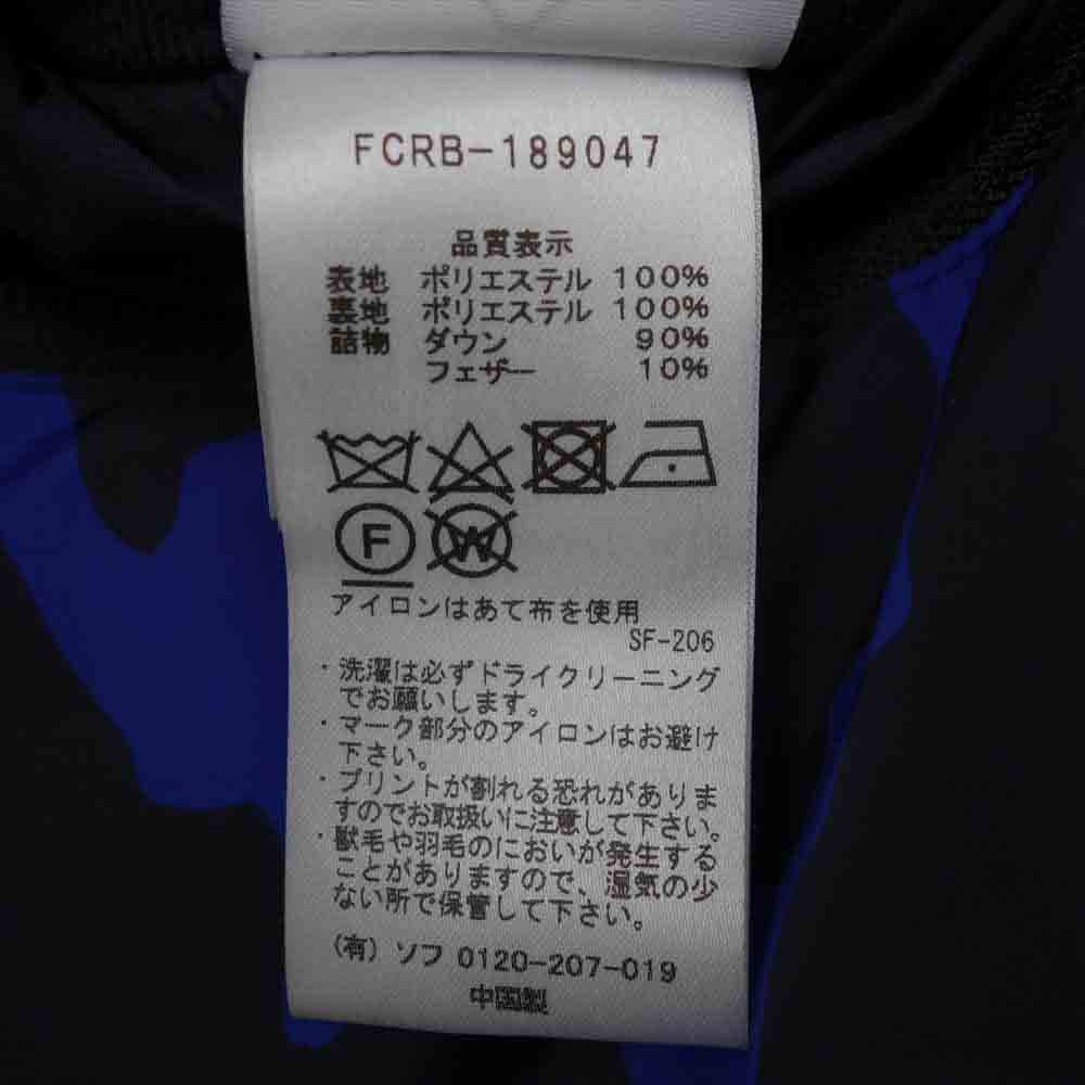 F.C.R.B. エフシーアールビー 18AW FCRB-189047 REVERSIBLE DOWN VEST リバーシブル ダウン ベスト ブラック系 S【中古】