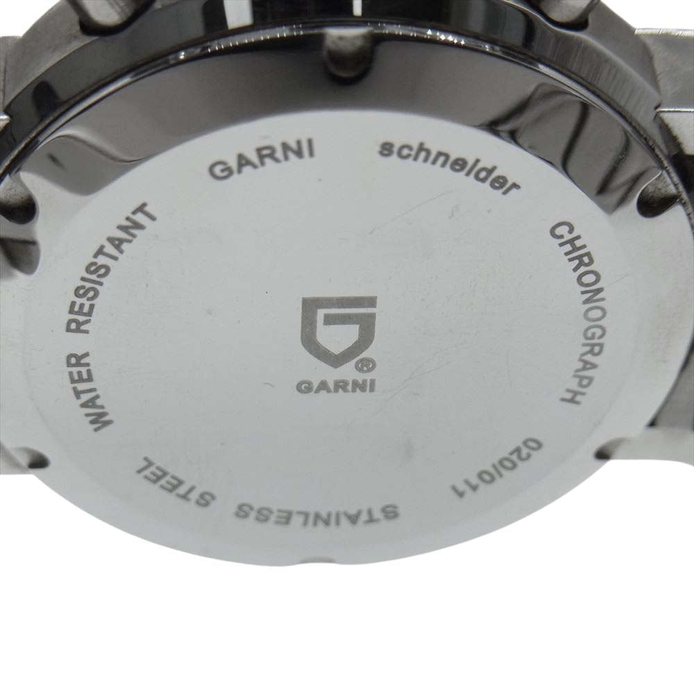GARNI ガルニ クロノグラフ デイト 020/011 腕時計 ウォッチ【中古】