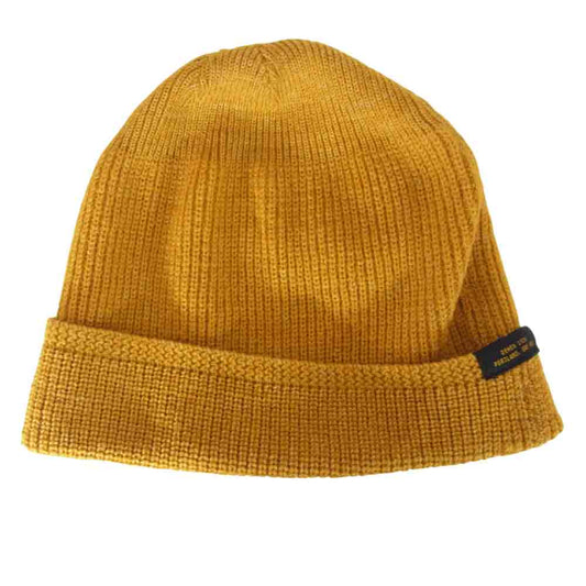 USA製 Wool Knit Watch Cap Old Gold ウール ニット ウォッチ キャップ ビーニー イエロー系【中古】