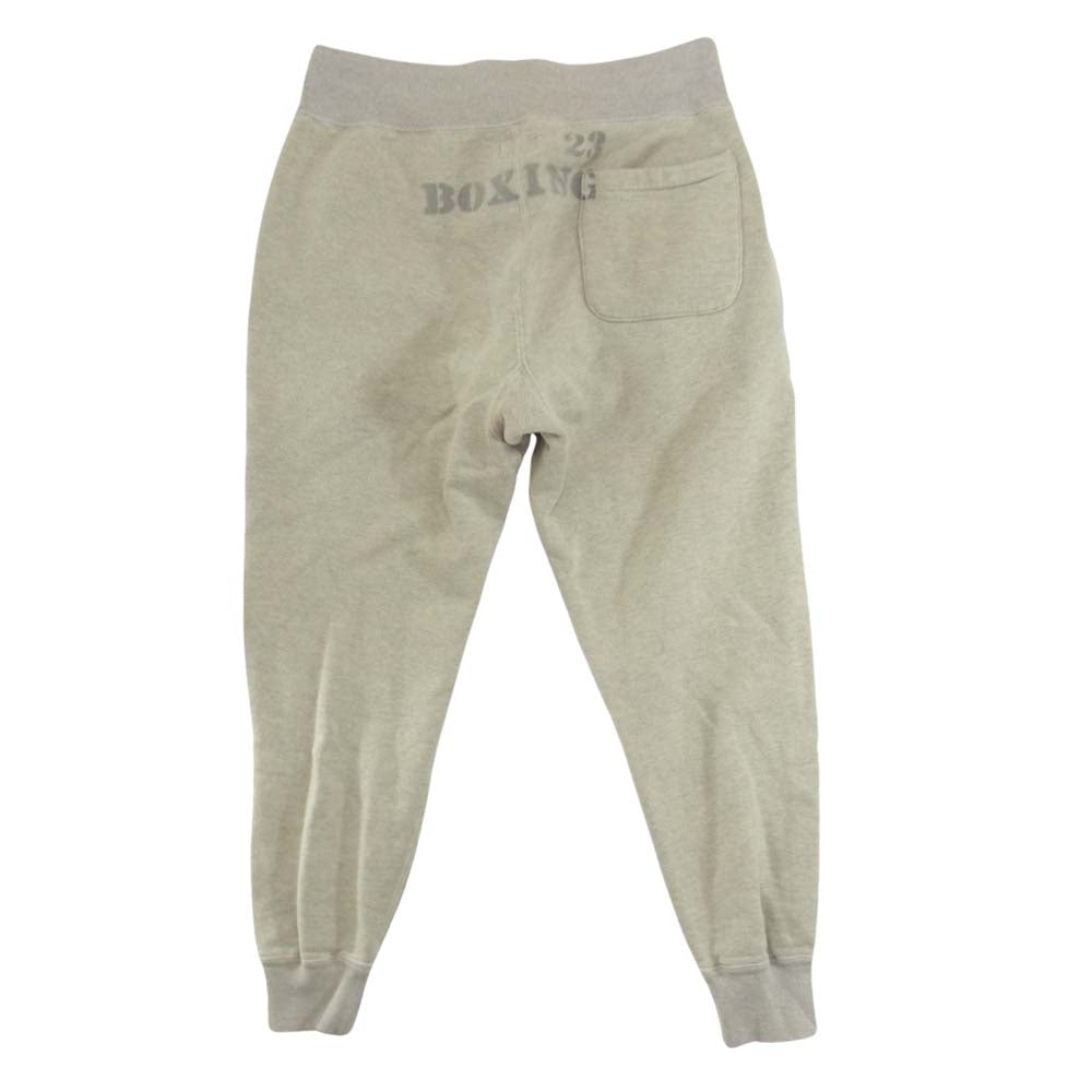 The REAL McCOY'S ザリアルマッコイズ  BALL PARK ボールパーク ステンシル スウェット パンツ グレー系 M【中古】