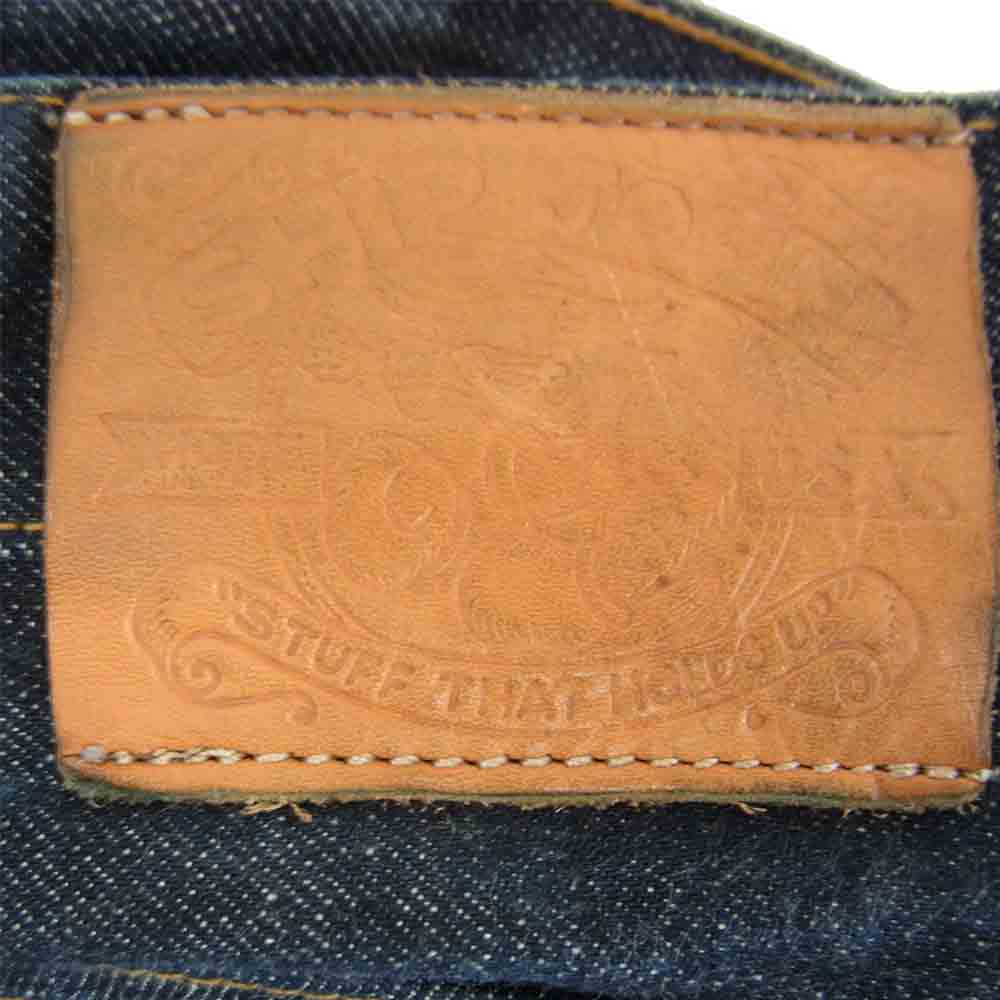 シップジョン USA製 guthrie work jeans ガスリー ワーク ジーンズ 15oz デニム インディゴブルー系 33【中古】