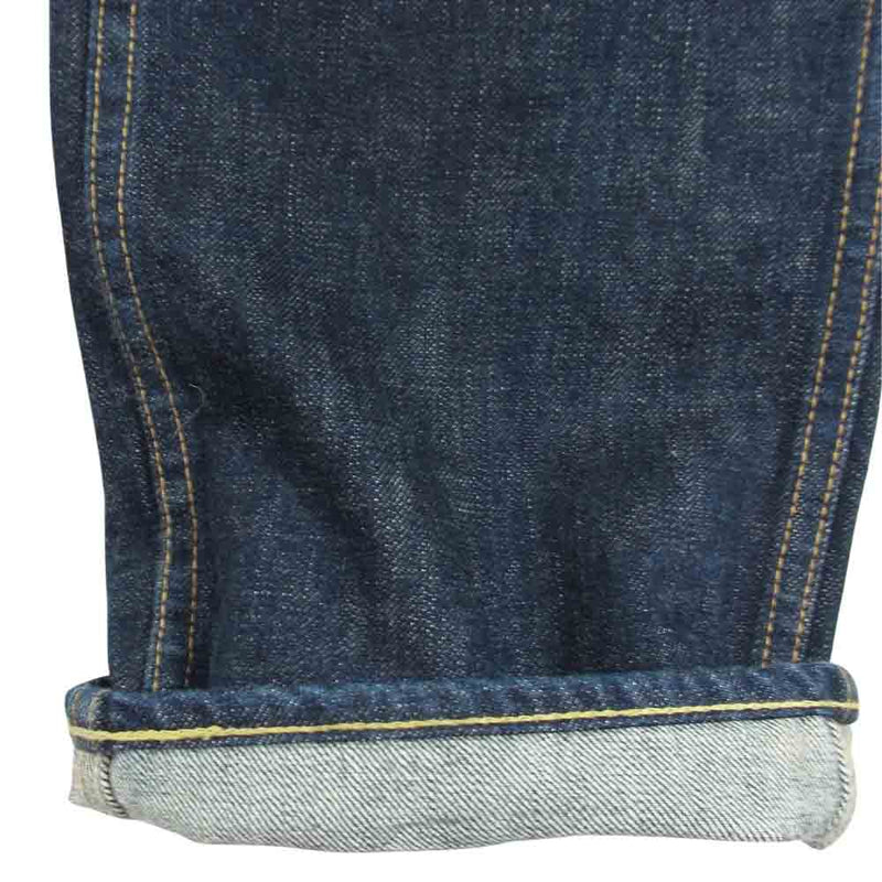 シップジョン USA製 guthrie work jeans ガスリー ワーク ジーンズ 15oz デニム インディゴブルー系 33【中古】