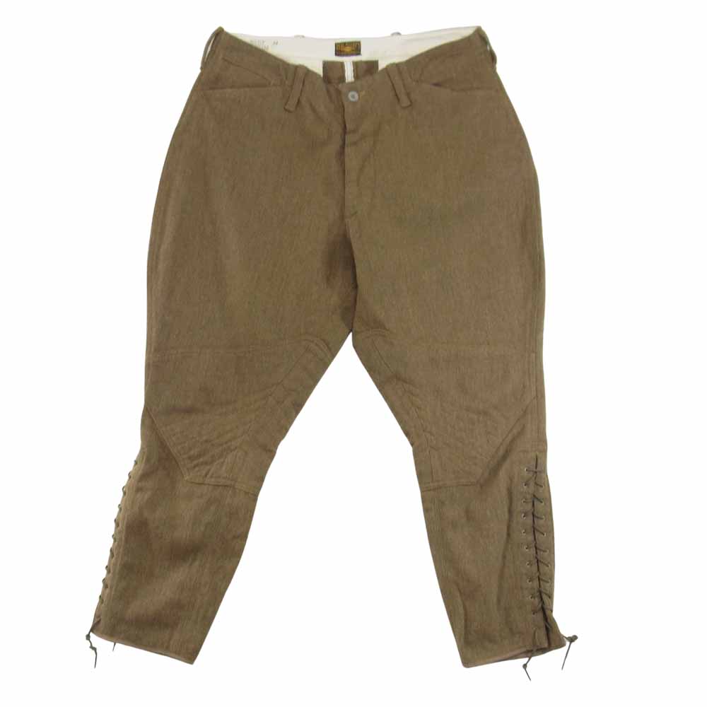 The REAL McCOY'S ザリアルマッコイズ M1917 WOOL COMBAT FIELD BREECHES ウール ブリーチズ ジョッパーズ パンツ ブラウン系 34【中古】