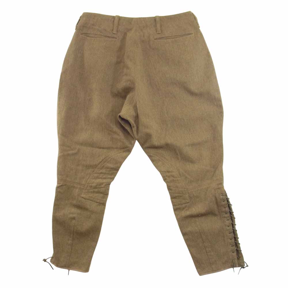 The REAL McCOY'S ザリアルマッコイズ M1917 WOOL COMBAT FIELD BREECHES ウール ブリーチズ ジョッパーズ パンツ ブラウン系 34【中古】
