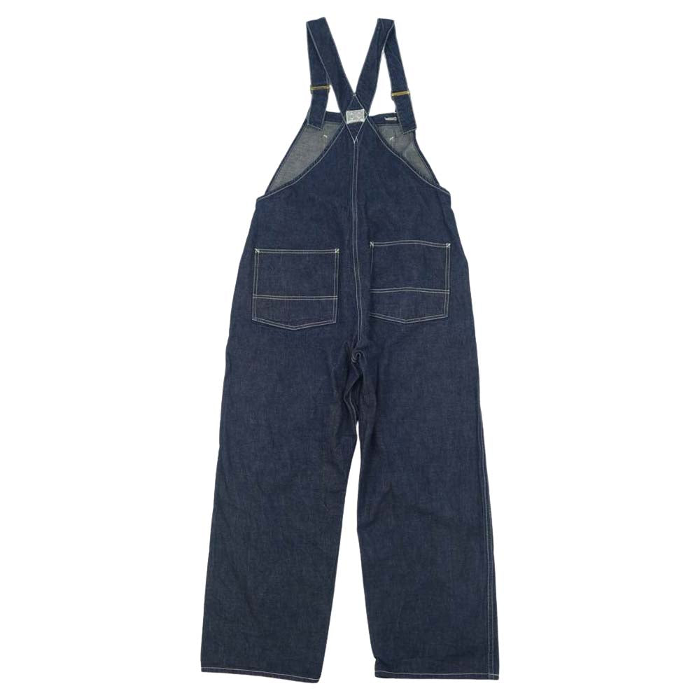 The REAL McCOY'S ザリアルマッコイズ JOE McCOY 8hour union DENIM OVER ALLS デニム オーバーオール インディゴブルー系 32【中古】