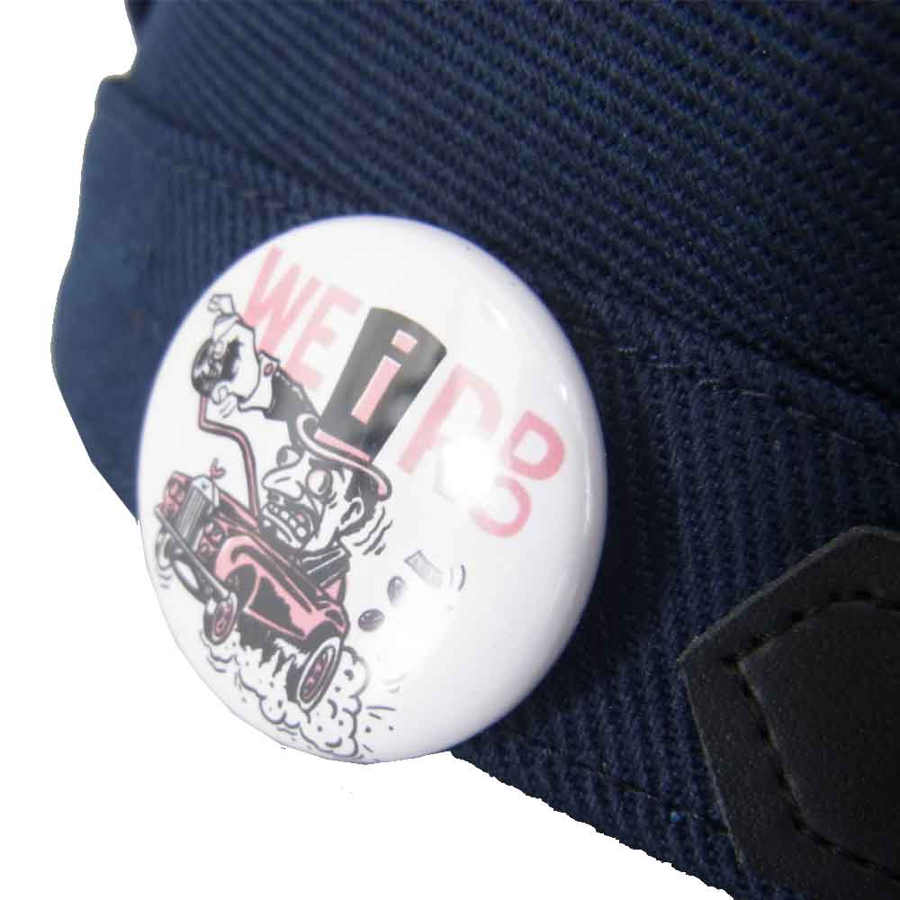 WEIRDO ウィアード BIG DADDY キャップ ネイビー系【中古】