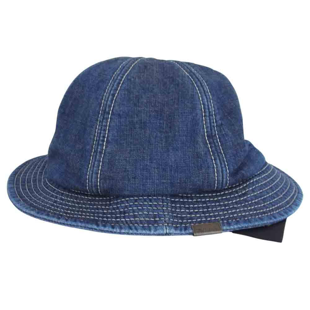 ミスターファットマン 5213004 INDIGO BELL HAT 裏地ブランケット インディゴ ベル ハット インディゴブルー系 FREE【新古品】【未使用】【中古】