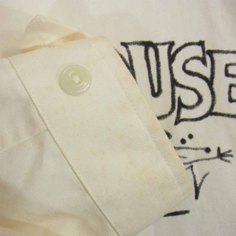 WEIRDO ウィアード WRD-17-MOUSE-06 × Stanley Mouse スタンレイマウス アートジャケット ホワイト系 L【中古】