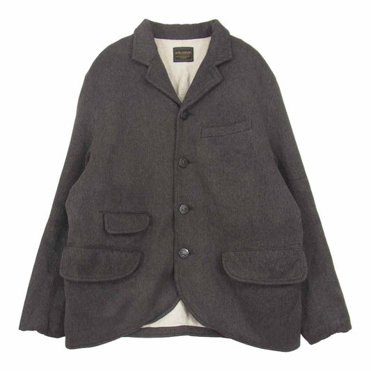 BY GLADHAND バイグラッドハンド BYGH-18-AW-10 Migrant Jacket コーデュロイ ミグラントジャケット グレー系 XL【中古】