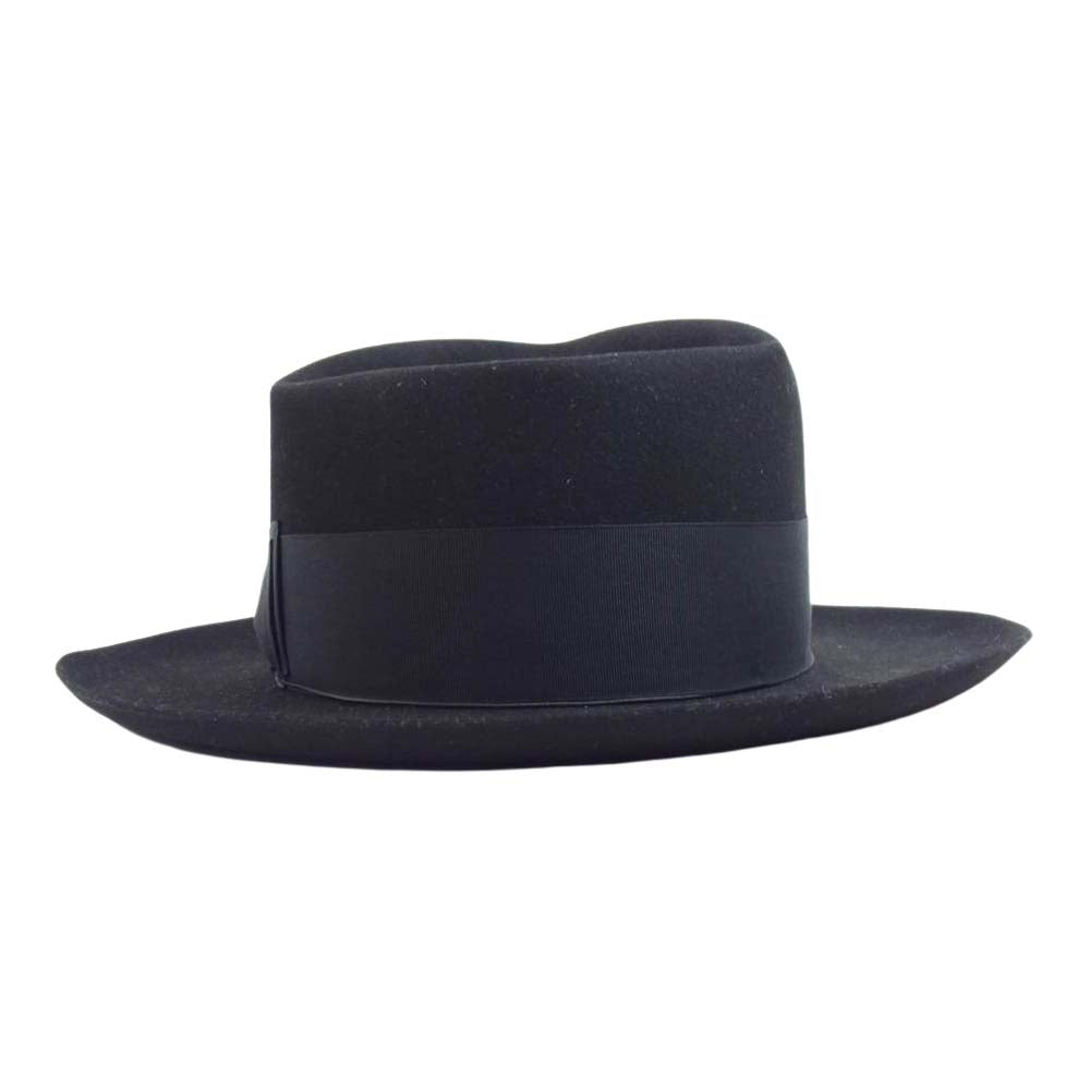 BY GLADHAND バイグラッドハンド JOHN G ウール ビーバー ハット ブラック系 60cm【中古】