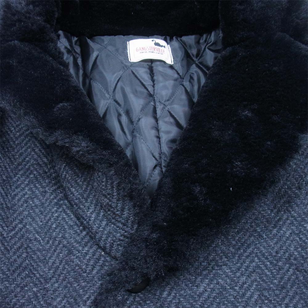 GANGSTERVILLE ギャングスタービル GSV-18-AW-04 Thug Donkey Coat サグ ドンキー コート ブラック系 XL【中古】