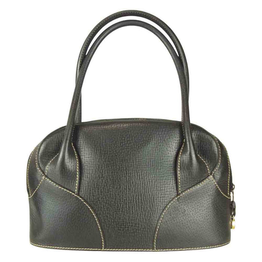 LOEWE ロエベ ヘリテージ ハンドバッグ ブラック系【中古】