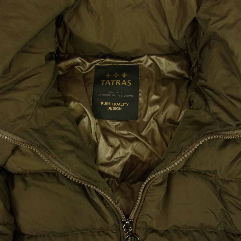 TATRAS タトラス LTA16A4496 POLITEAMA ポリテアマ ダウン コート カーキ系 2【中古】