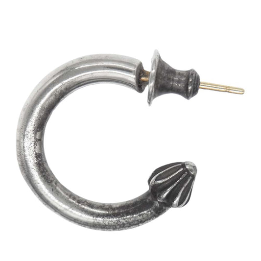 CHROME HEARTS クロムハーツ（原本無） HOOP PLAIN プレーン フープ ピアス シルバー系【中古】