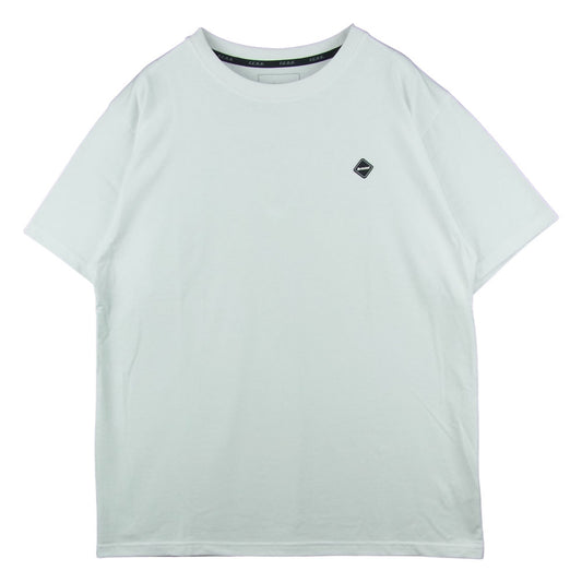 F.C.R.B. エフシーアールビー 20SS FCRB-200056 MINI EMBLEM TEE ミニ エンブレム 半袖 Tシャツ ホワイト系 L【美品】【中古】