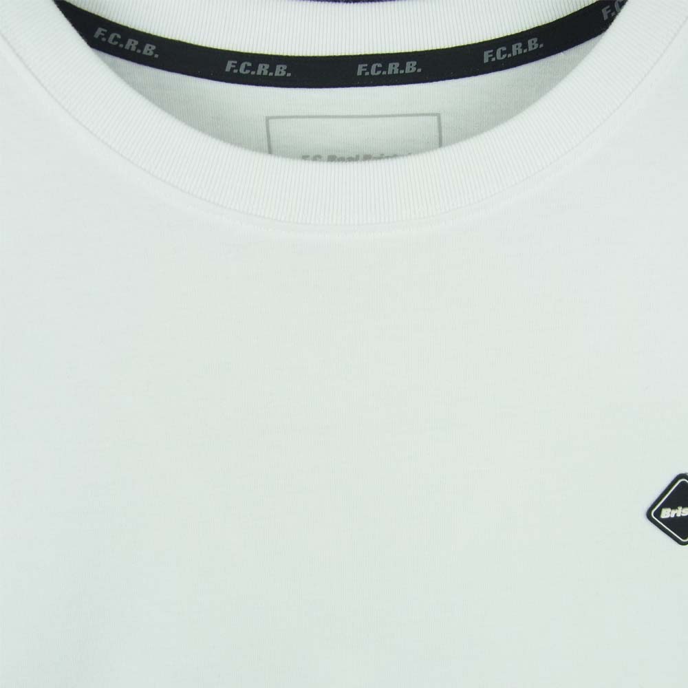 F.C.R.B. エフシーアールビー 20SS FCRB-200056 MINI EMBLEM TEE ミニ エンブレム 半袖 Tシャツ ホワイト系 L【美品】【中古】