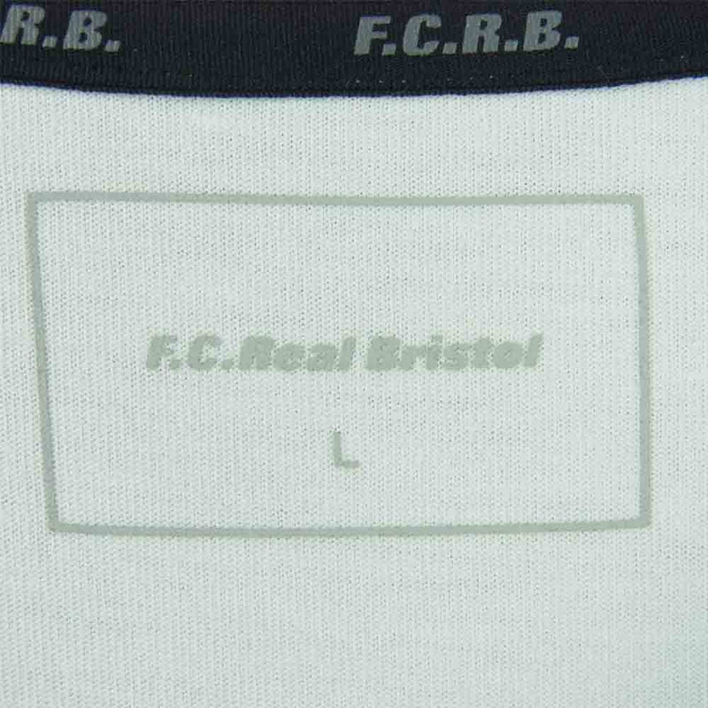 F.C.R.B. エフシーアールビー 20SS FCRB-200056 MINI EMBLEM TEE ミニ エンブレム 半袖 Tシャツ ホワイト系 L【美品】【中古】