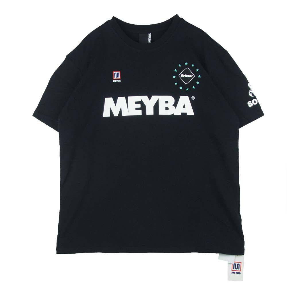 F.C.R.B. エフシーアールビー 21SS FCRB-210124 MEYBA メイバ SUPPORTER TEE サポーター 半袖 Tシャツ ブラック系 L【極上美品】【中古】