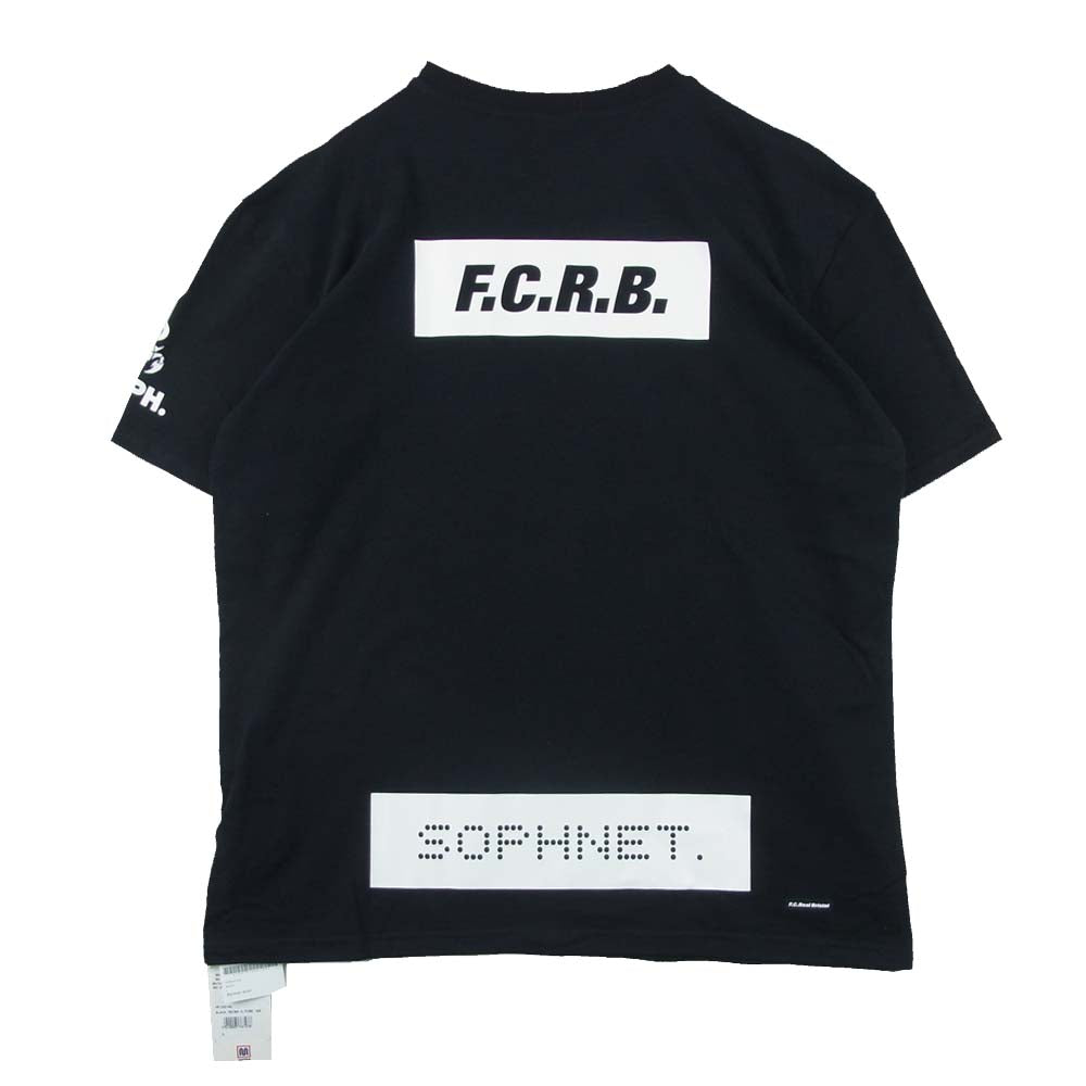 F.C.R.B. エフシーアールビー 21SS FCRB-210124 MEYBA メイバ SUPPORTER TEE サポーター 半袖 Tシャツ ブラック系 L【極上美品】【中古】