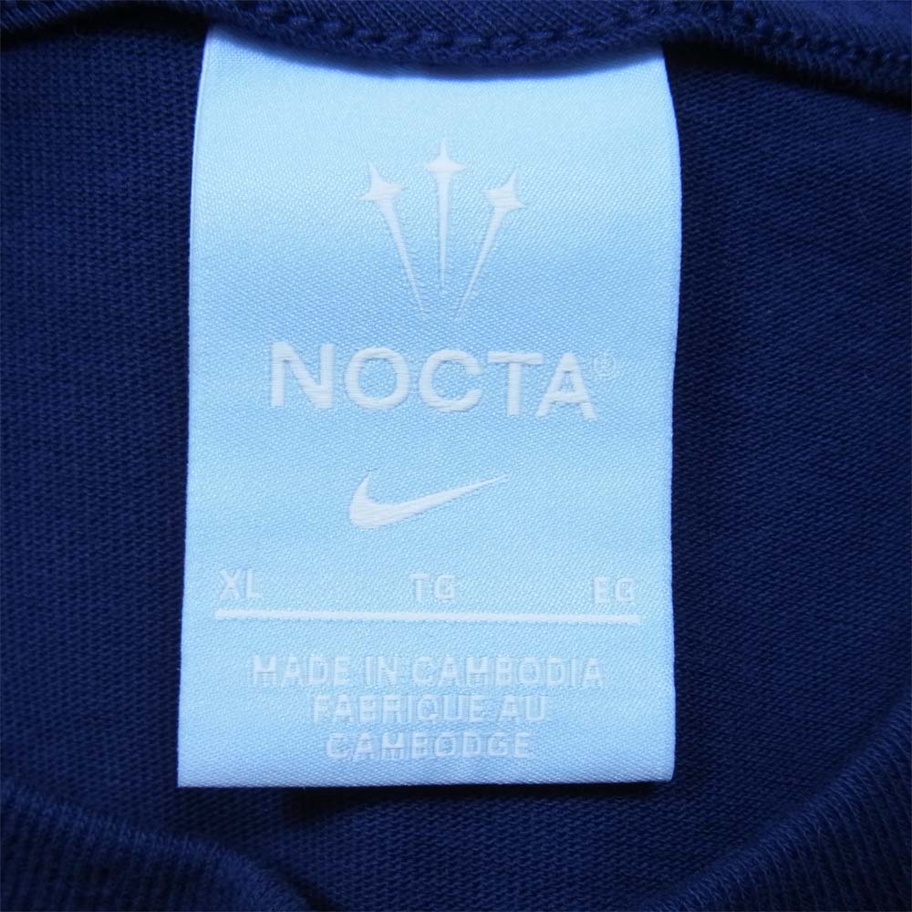NIKE ナイキ NOCTA ノクタ ドレイク Tシャツ ネイビー系 XL【美品】【中古】