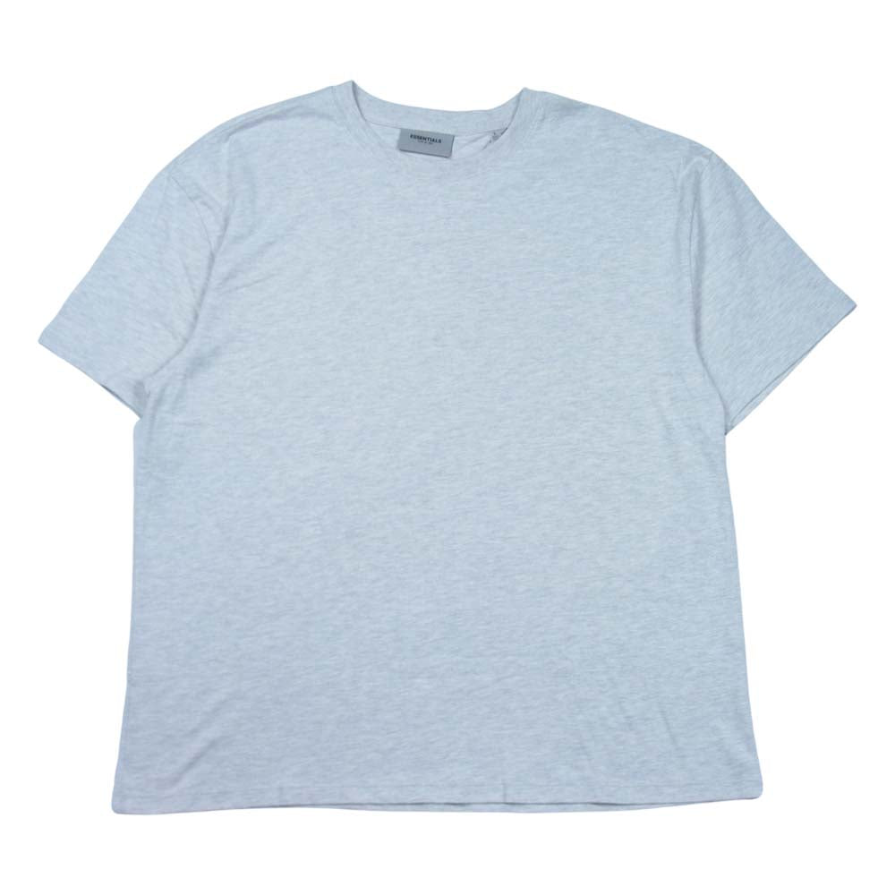 FEAR OF GOD フィアオブゴッド ESSENTIALS エッセンシャルズ バックプリント Tシャツ グレー系 L【美品】【中古】