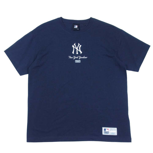 キス NEW YORK YANKEES ヤンキース Tシャツ ダークネイビー系【中古】