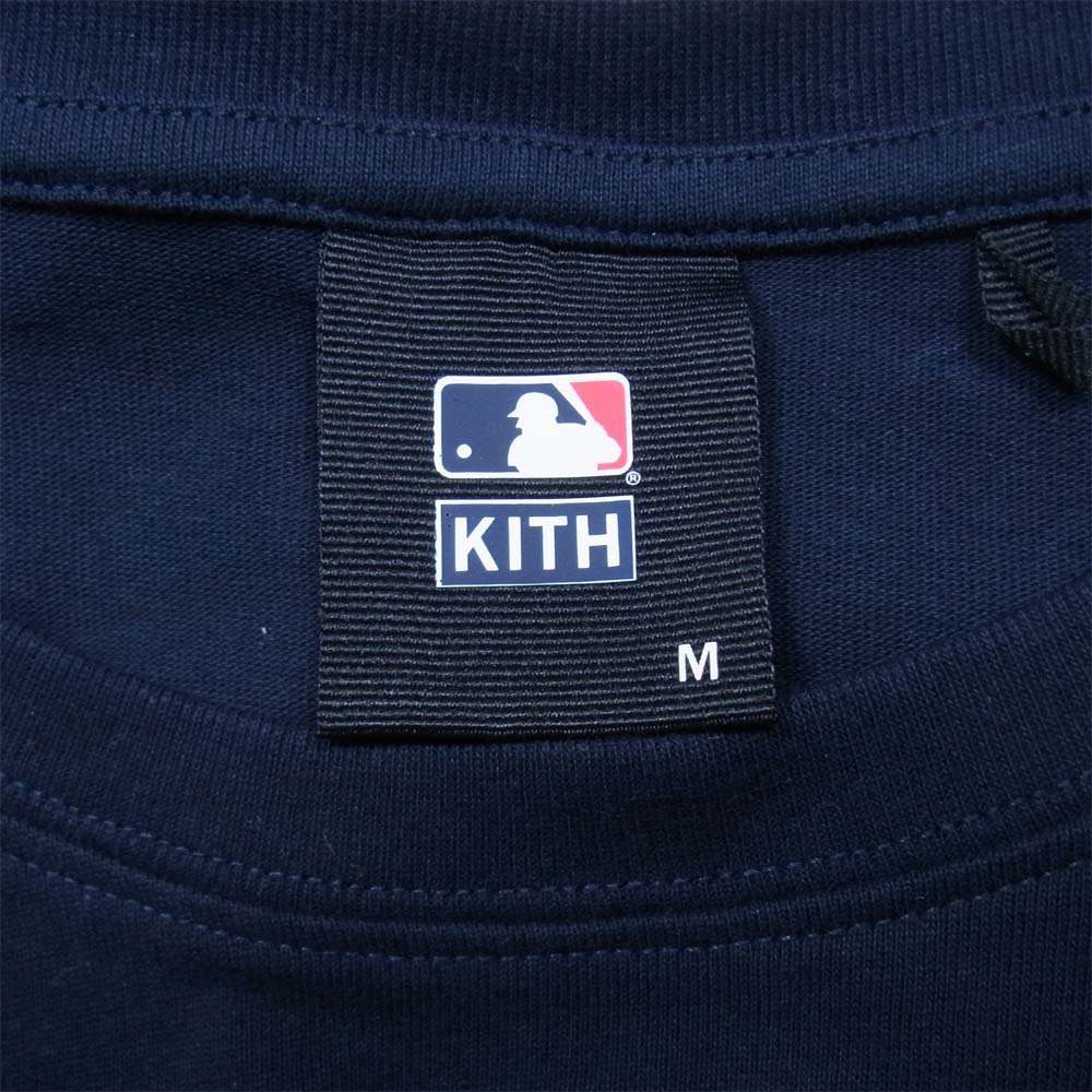 キス NEW YORK YANKEES ヤンキース Tシャツ ダークネイビー系【中古】