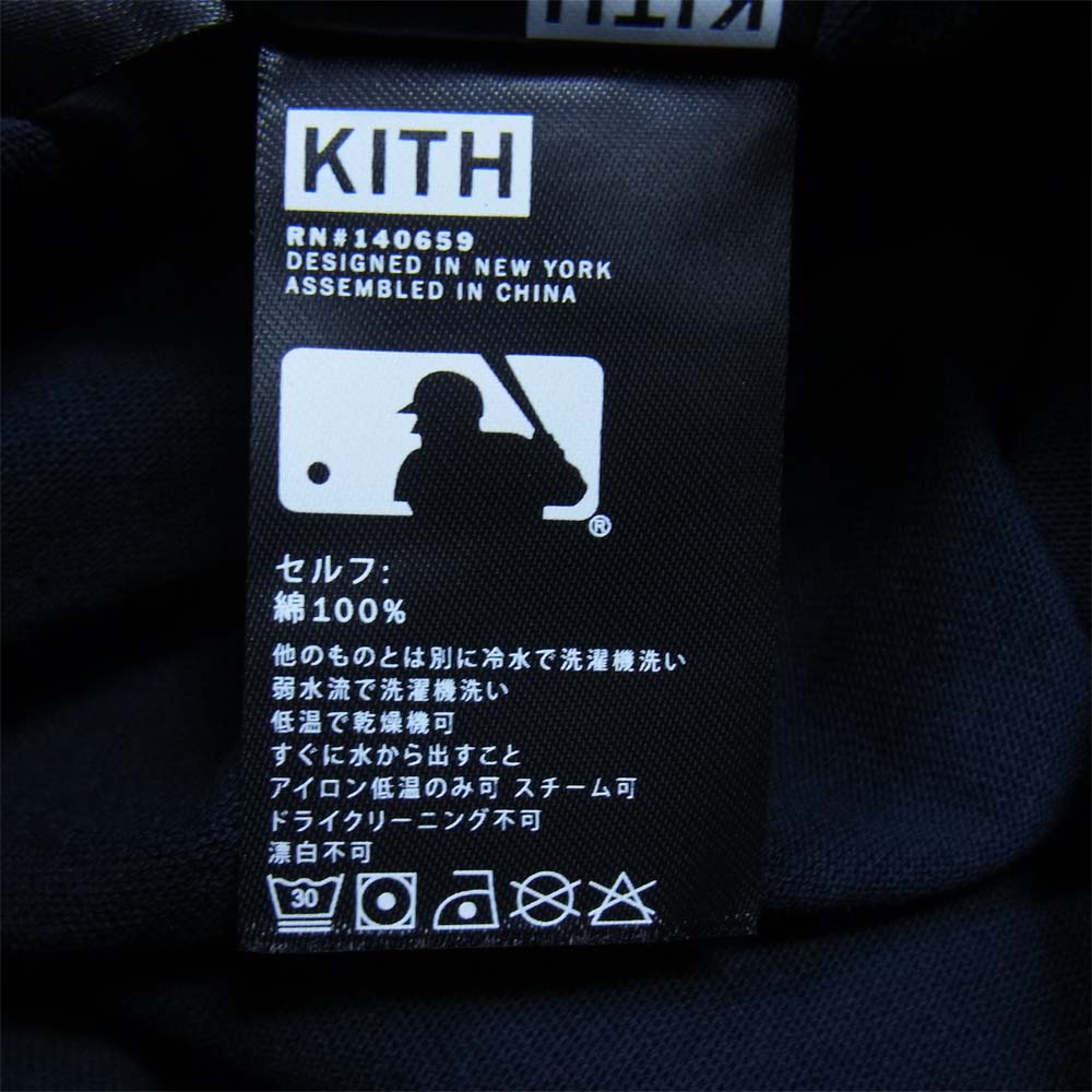 キス NEW YORK YANKEES ヤンキース Tシャツ ダークネイビー系【中古】