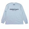 FEAR OF GOD フィアオブゴッド ESSENTIALS エッセンシャルズ バックプリント 長袖 Tシャツ グレー系 M【美品】【中古】