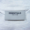FEAR OF GOD フィアオブゴッド ESSENTIALS エッセンシャルズ バックプリント 長袖 Tシャツ グレー系 M【美品】【中古】