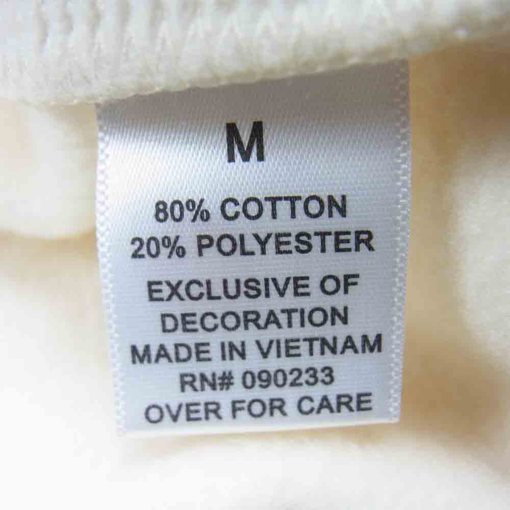 FEAR OF GOD フィアオブゴッド ESSENTIALS エッセンシャルズ ロゴ プリント スウェットパンツ クリーム M【極上美品】【中古】