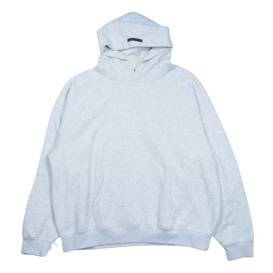 FEAR OF GOD フィアオブゴッド ESSENTIALS エッセンシャルズ バックプリント プルオーバー パーカー ライトグレー系 XL【中古】