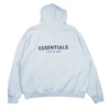 FEAR OF GOD フィアオブゴッド ESSENTIALS エッセンシャルズ バックプリント プルオーバー パーカー ライトグレー系 XL【中古】