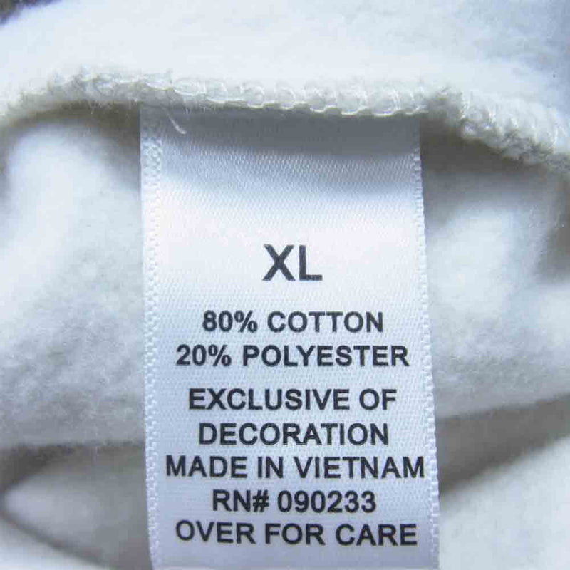 FEAR OF GOD フィアオブゴッド ESSENTIALS エッセンシャルズ バックプリント プルオーバー パーカー ライトグレー系 XL【中古】