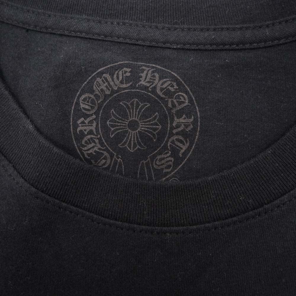 CHROME HEARTS クロムハーツ（原本無） CHプラス 胸ポケット 長袖Tシャツ ブラック系 L【中古】