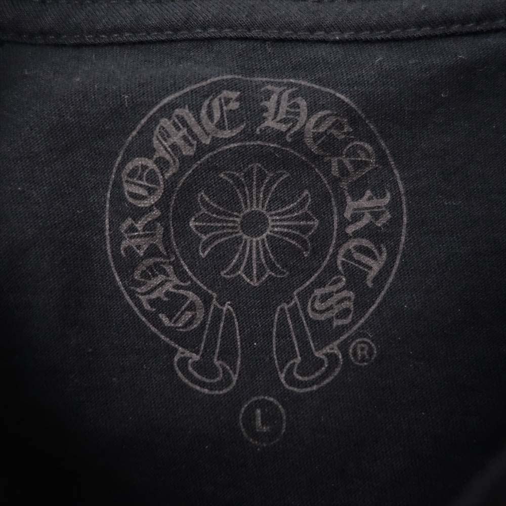 CHROME HEARTS クロムハーツ（原本無） CHプラス 胸ポケット 長袖Tシャツ ブラック系 L【中古】