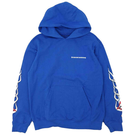 CHROME HEARTS クロムハーツ（原本無） MATTY BOY PPO SPACE HD PLVR マッティボーイ スペース プルオーバー パーカー ブルー系 L【中古】