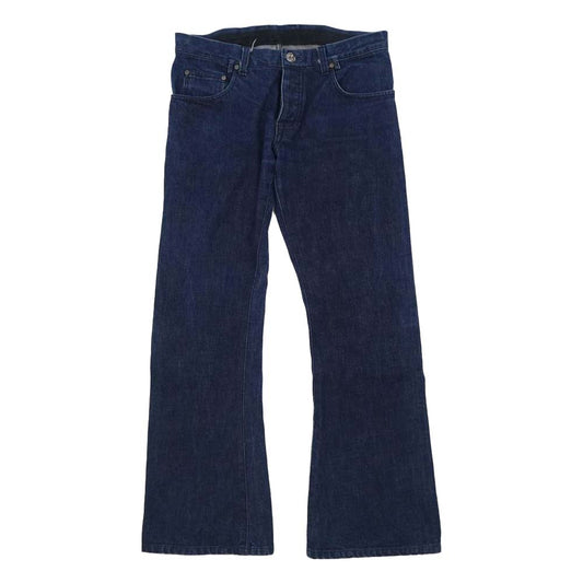 CHROME HEARTS クロムハーツ（原本無） クロスボール ホースシュー ボタン ブーツカット JVP デニムパンツ 34【中古】