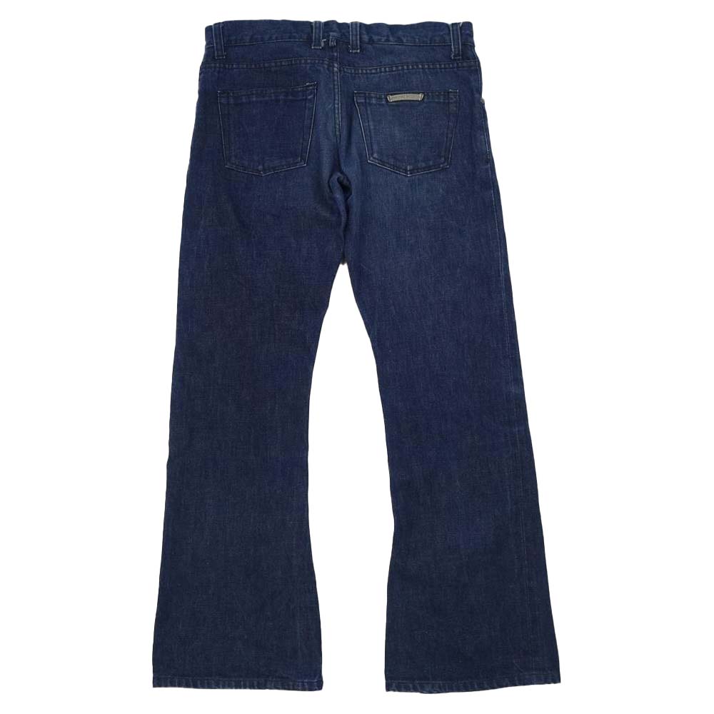 CHROME HEARTS クロムハーツ（原本無） クロスボール ホースシュー ボタン ブーツカット JVP デニムパンツ 34【中古】