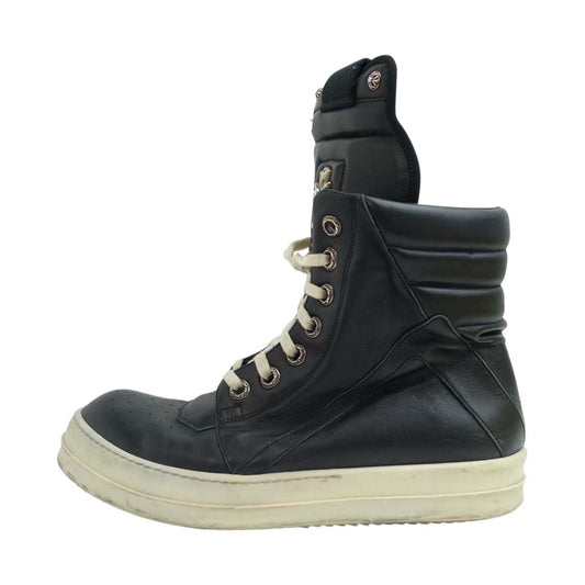 CHROME HEARTS クロムハーツ（原本無） Rick Owens リックオウエンス CHクロス ジオバスケット ハイカット ブラック系 43【中古】
