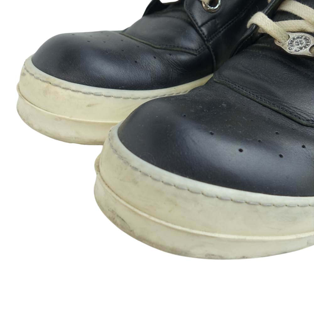 CHROME HEARTS クロムハーツ（原本無） Rick Owens リックオウエンス CHクロス ジオバスケット ハイカット ブラック系 43【中古】