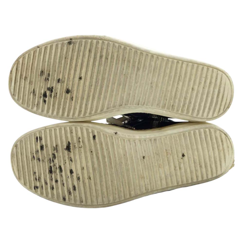 CHROME HEARTS クロムハーツ（原本無） Rick Owens リックオウエンス CHクロス ジオバスケット ハイカット ブラック系 43【中古】