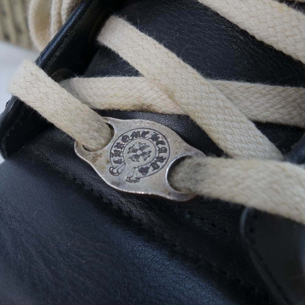 CHROME HEARTS クロムハーツ（原本無） Rick Owens リックオウエンス CHクロス ジオバスケット ハイカット ブラック系 43【中古】