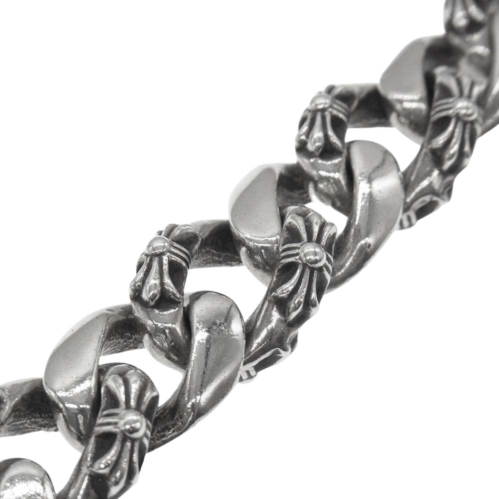CHROME HEARTS クロムハーツ（原本無） 2クリップ ショート ファンシー ウォレットチェーン シルバー系【中古】