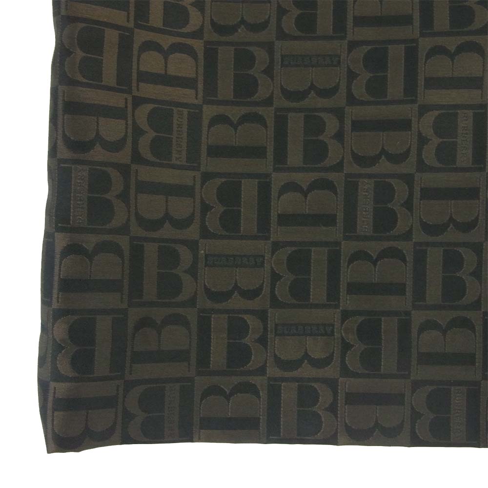 BURBERRY BLUE LABEL バーバリーブルーレーベル B 総柄 スカート ブラック系 ブラウン系 38【中古】
