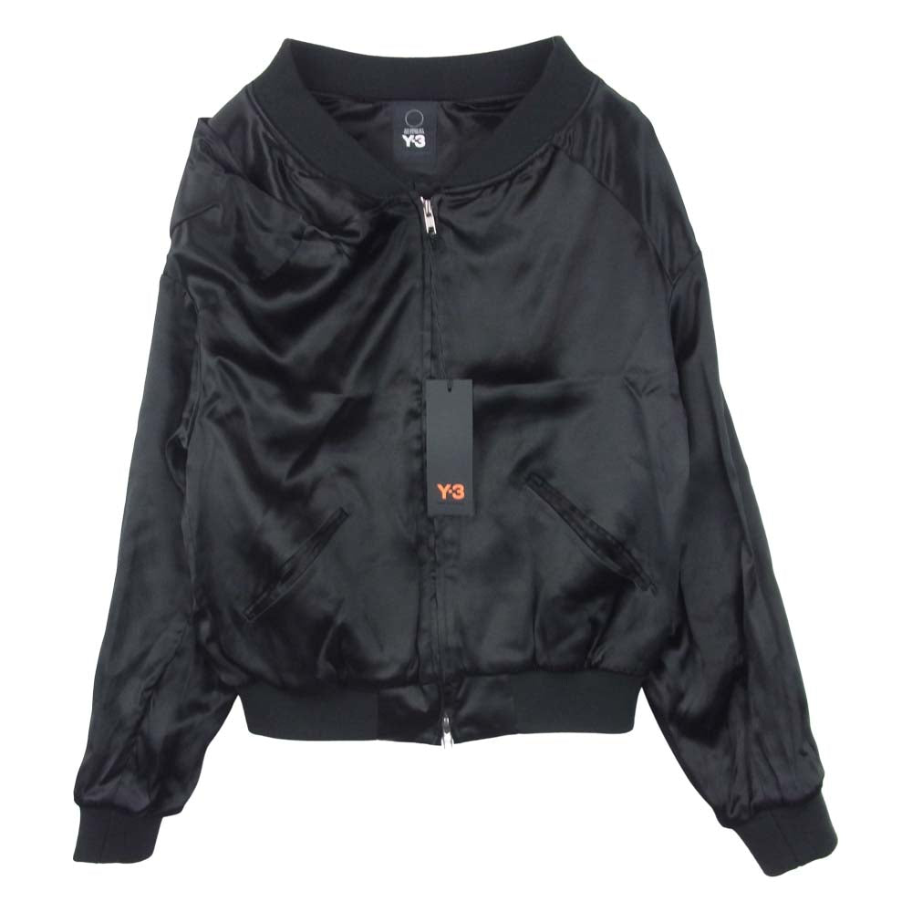 Yohji Yamamoto ヨウジヤマモト Y3 DP0741 W LUX TRK JKT サイドライン トラック ジャケット ブラック系 XS【中古】