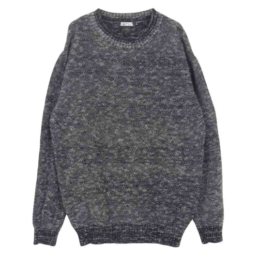 HYSTERIC GLAMOUR ヒステリックグラマー 02173NS05 バックロゴ ニット セーター グレー系 L【中古】