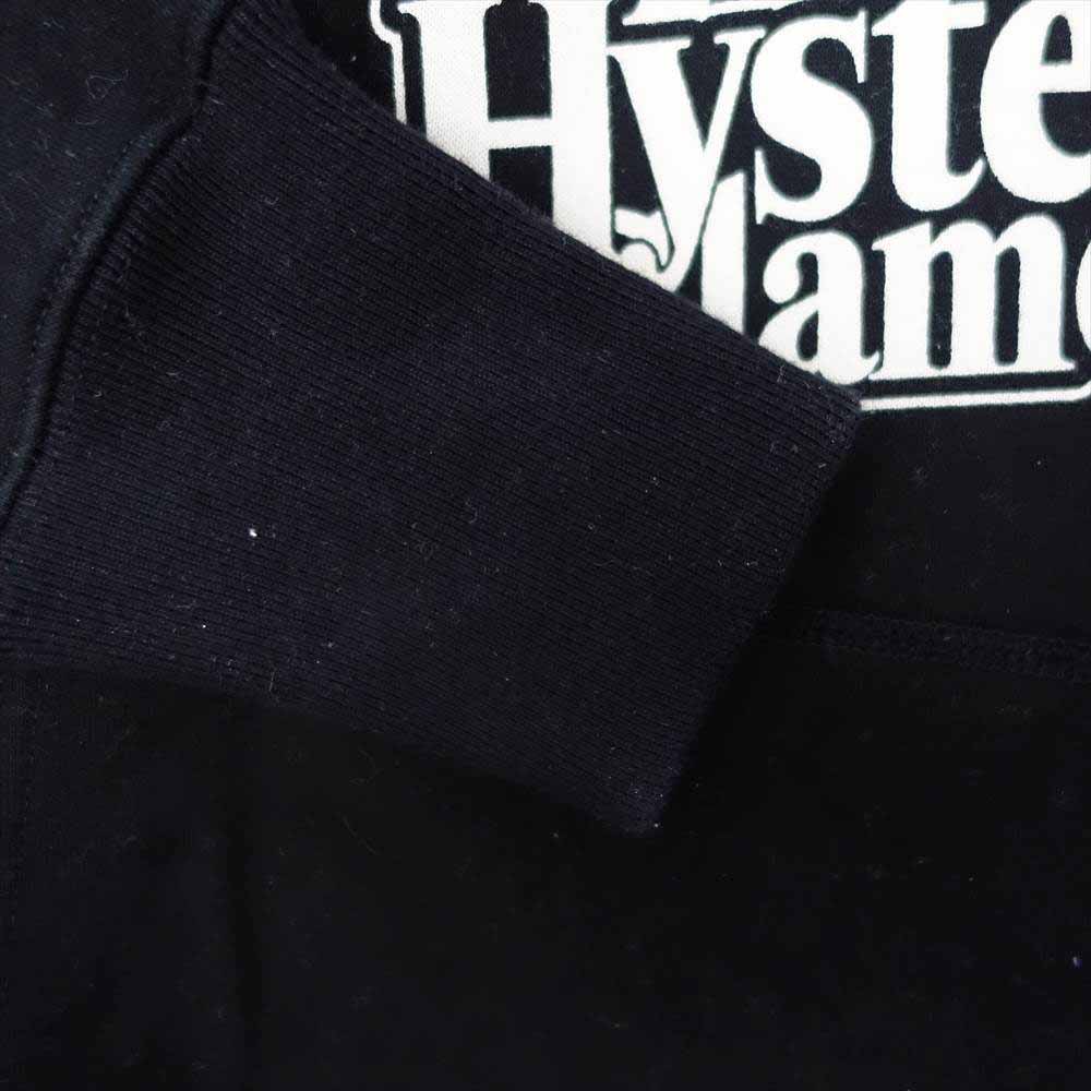 HYSTERIC GLAMOUR ヒステリックグラマー 18AW 02183CF06 LOOKING AT YOU プルオーバー フーディ パーカー ブラック系 L【中古】